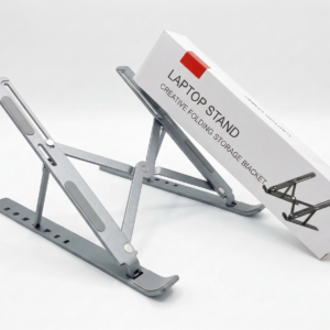 adjustable laptop stand — foldable aluminum, 6 angles, anti slip, portable | free delivery - seastech - Pakinstan Best laptop stand